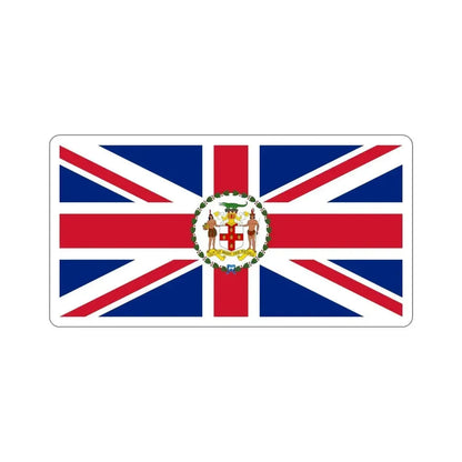 Flag of the Governor of Jamaica (1962) STICKER Vinyl Die-Cut Decal - The Sticker Space