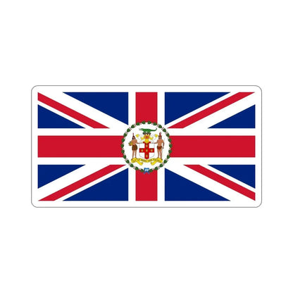 Flag of the Governor of Jamaica (1962) STICKER Vinyl Die-Cut Decal - The Sticker Space