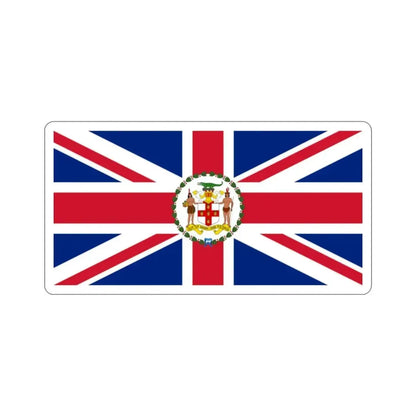 Flag of the Governor of Jamaica (1962) STICKER Vinyl Die-Cut Decal - The Sticker Space