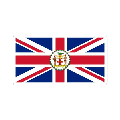 Flag of the Governor of Jamaica (1962) STICKER Vinyl Die-Cut Decal - The Sticker Space