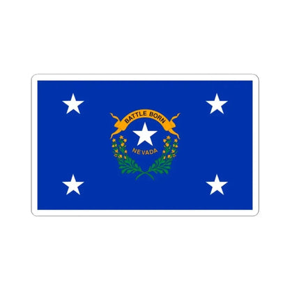 Flag of the Governor of Nevada (United States) STICKER Vinyl Kiss-Cut Decal 2 Inch White - The Sticker Space
