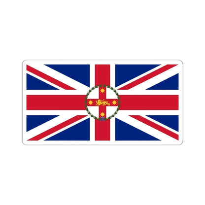 Flag of the Governor of New South Wales 1876-1981 (Australia) STICKER Vinyl Kiss-Cut Decal 4 Inch White - The Sticker Space