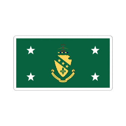 Flag of the Governor of North Dakota (United States) STICKER Vinyl Kiss-Cut Decal 3 Inch White - The Sticker Space