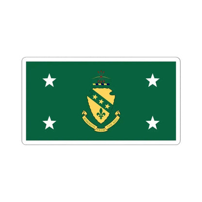 Flag of the Governor of North Dakota (United States) STICKER Vinyl Kiss-Cut Decal 6 Inch White - The Sticker Space