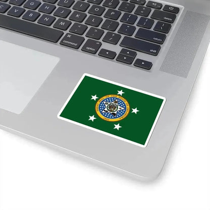 Flag of the Governor of Oklahoma (United States) STICKER Vinyl Kiss-Cut Decal - The Sticker Space