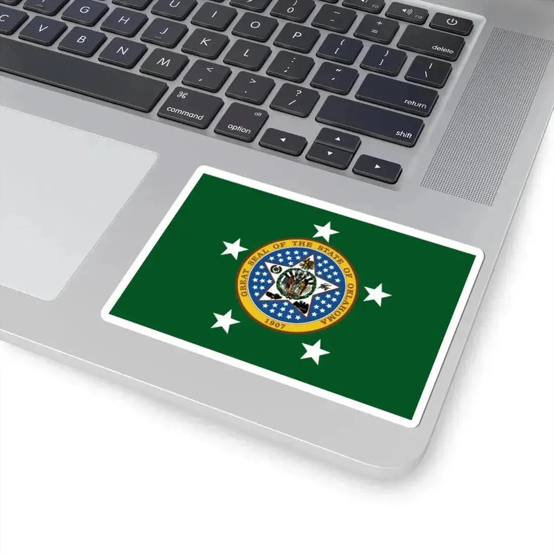 Flag of the Governor of Oklahoma (United States) STICKER Vinyl Kiss-Cut Decal - The Sticker Space