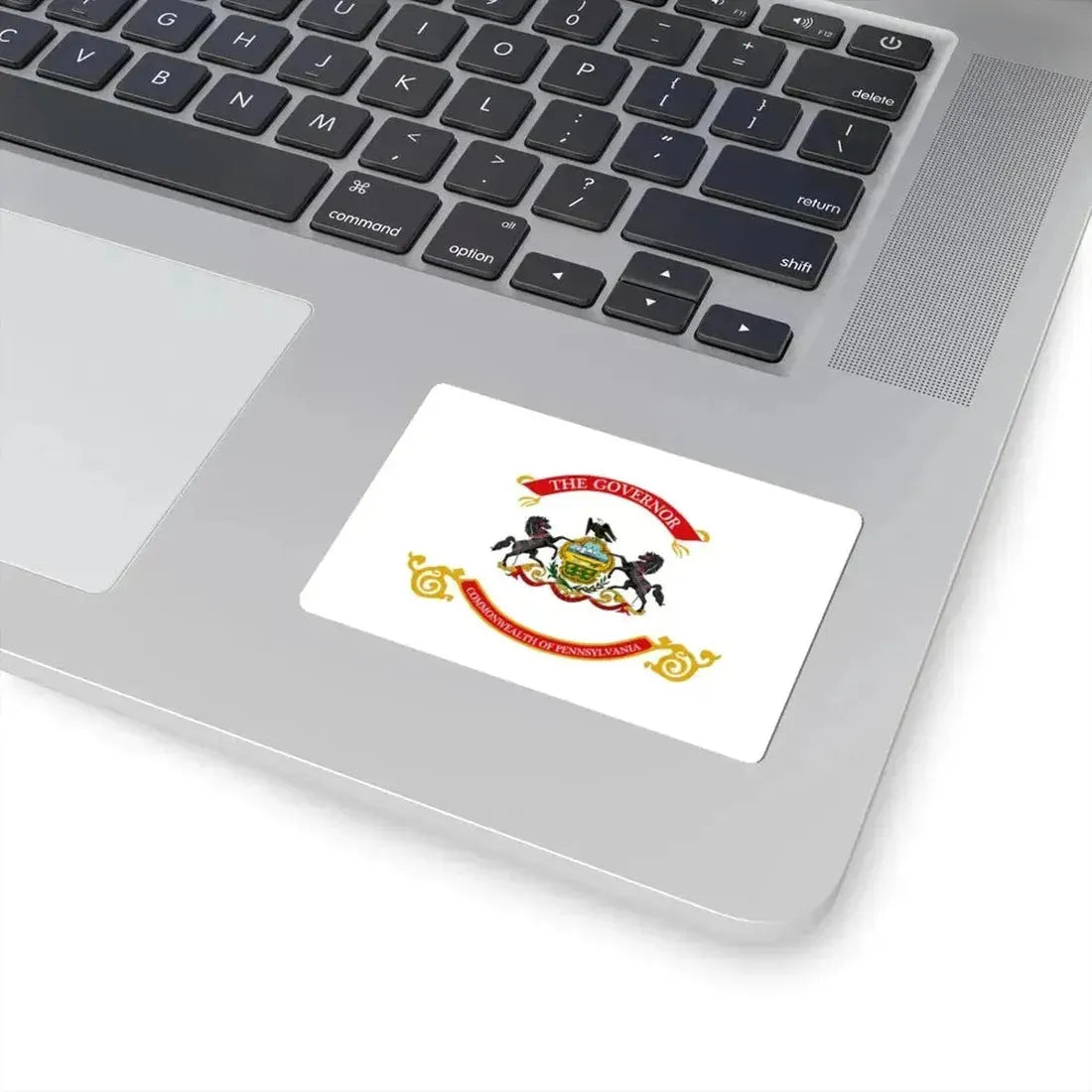 Flag of the Governor of Pennsylvania (United States) STICKER Vinyl Kiss-Cut Decal - The Sticker Space