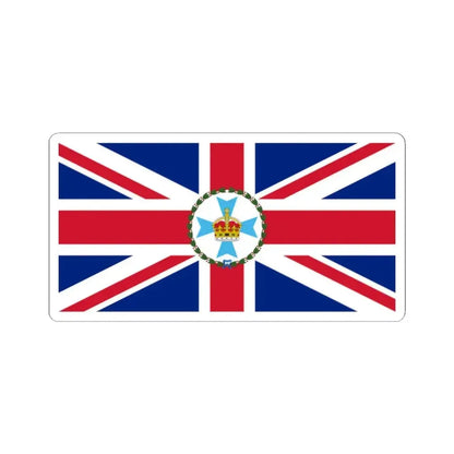 Flag of the Governor of Queensland 1901-1963 (Australia) STICKER Vinyl Kiss-Cut Decal 2 Inch White - The Sticker Space