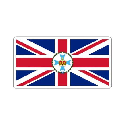 Flag of the Governor of Queensland 1901-1963 (Australia) STICKER Vinyl Kiss-Cut Decal 2 Inch White - The Sticker Space