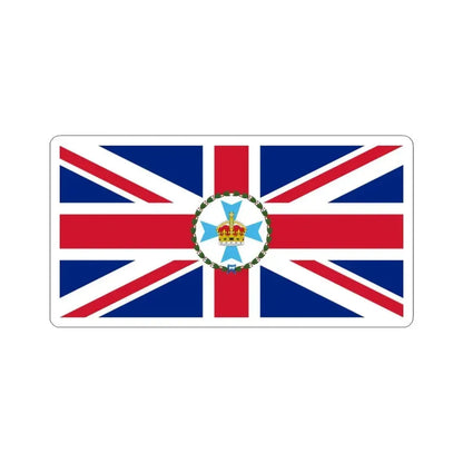 Flag of the Governor of Queensland 1901-1963 (Australia) STICKER Vinyl Kiss-Cut Decal 6 Inch White - The Sticker Space