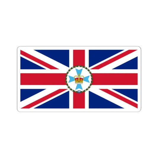 Flag of the Governor of Queensland (Australia) STICKER Vinyl Kiss-Cut Decal 2 Inch White - The Sticker Space