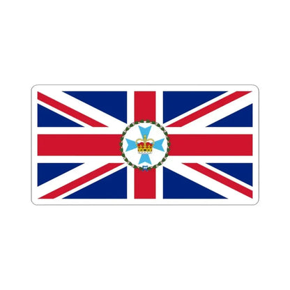 Flag of the Governor of Queensland (Australia) STICKER Vinyl Kiss-Cut Decal 3 Inch White - The Sticker Space