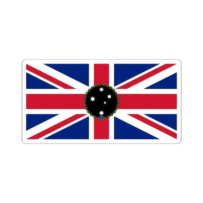 Flag of the Governor of South Australia 1870-1876 (Australia) STICKER Vinyl Kiss-Cut Decal 4 Inch White - The Sticker Space