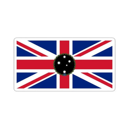 Flag of the Governor of South Australia 1870-1876 (Australia) STICKER Vinyl Kiss-Cut Decal 6 Inch White - The Sticker Space