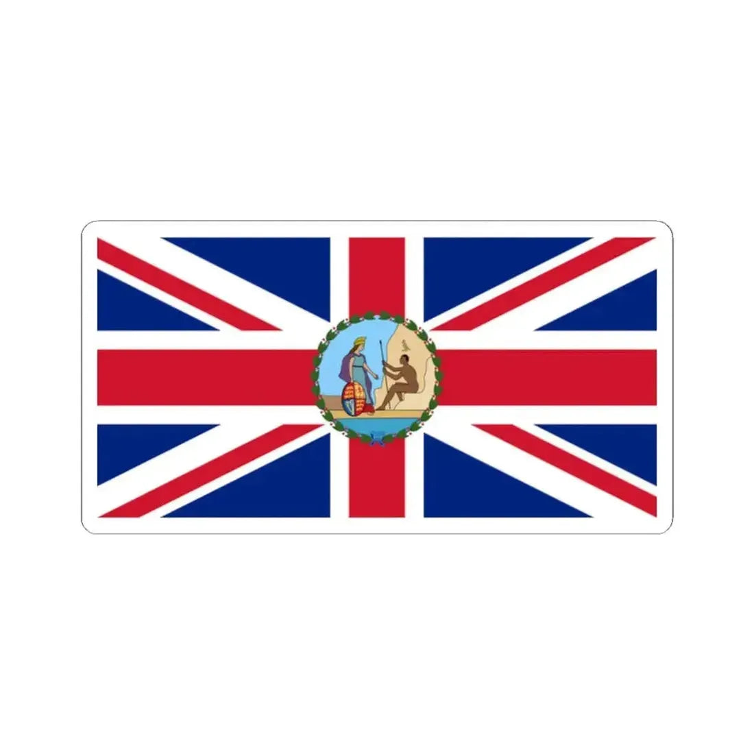 Flag of the Governor of South Australia 1876-1904 (Australia) STICKER Vinyl Kiss-Cut Decal 2 Inch White - The Sticker Space