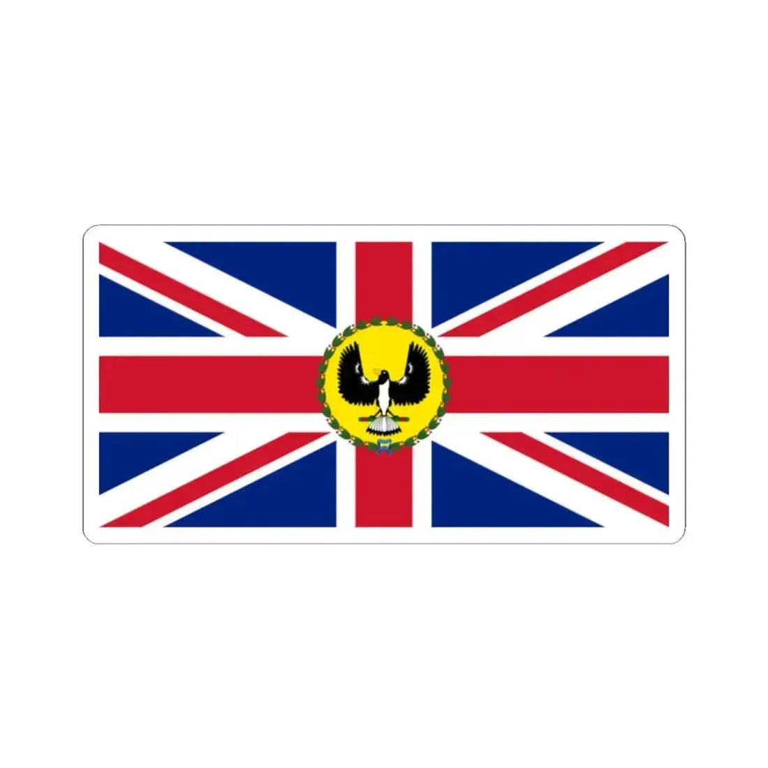 Flag of the Governor of South Australia 1904-1975 (Australia) STICKER Vinyl Kiss-Cut Decal 2 Inch White - The Sticker Space