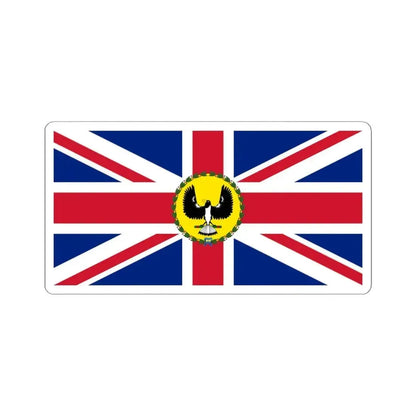 Flag of the Governor of South Australia 1904-1975 (Australia) STICKER Vinyl Kiss-Cut Decal 4 Inch White - The Sticker Space