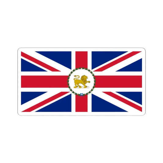 Flag of the Governor of Tasmania 1875-1876 (Australia) STICKER Vinyl Kiss-Cut Decal 2 Inch White - The Sticker Space