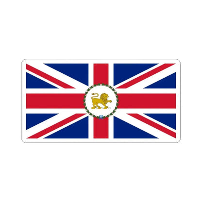 Flag of the Governor of Tasmania 1875-1876 (Australia) STICKER Vinyl Kiss-Cut Decal 3 Inch White - The Sticker Space