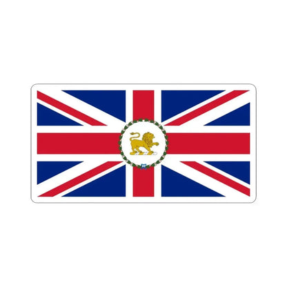 Flag of the Governor of Tasmania 1875-1876 (Australia) STICKER Vinyl Kiss-Cut Decal 6 Inch White - The Sticker Space