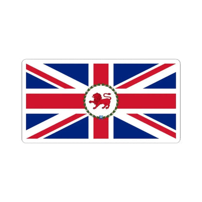 Flag of the Governor of Tasmania 1876-1977 (Australia) STICKER Vinyl Kiss-Cut Decal 2 Inch White - The Sticker Space