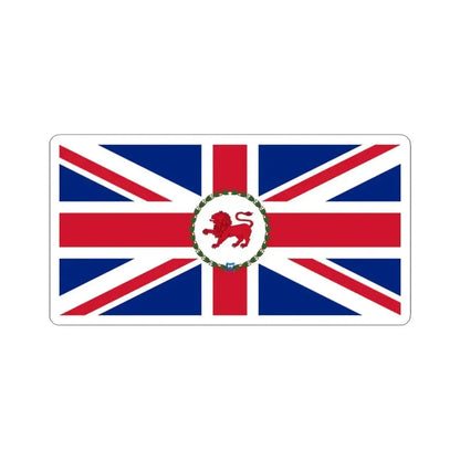 Flag of the Governor of Tasmania 1876-1977 (Australia) STICKER Vinyl Kiss-Cut Decal 3 Inch White - The Sticker Space