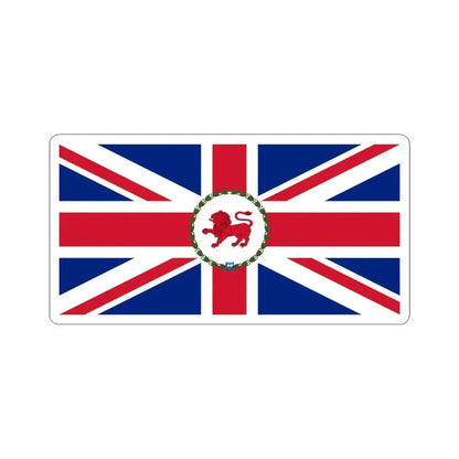 Flag of the Governor of Tasmania 1876-1977 (Australia) STICKER Vinyl Kiss-Cut Decal 6 Inch White - The Sticker Space