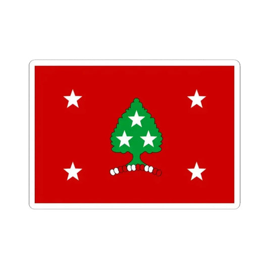 Flag of the Governor of Tennessee (United States) STICKER Vinyl Kiss-Cut Decal 2 Inch White - The Sticker Space