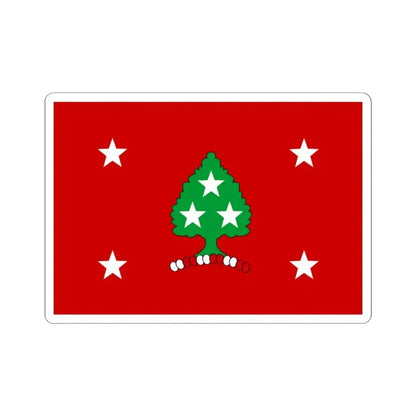 Flag of the Governor of Tennessee (United States) STICKER Vinyl Kiss-Cut Decal 3 Inch White - The Sticker Space