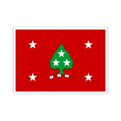 Flag of the Governor of Tennessee (United States) STICKER Vinyl Kiss-Cut Decal 4 Inch White - The Sticker Space