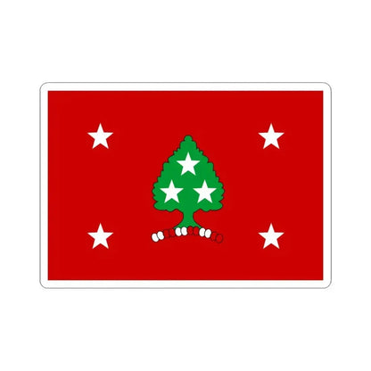 Flag of the Governor of Tennessee (United States) STICKER Vinyl Kiss-Cut Decal 6 Inch White - The Sticker Space