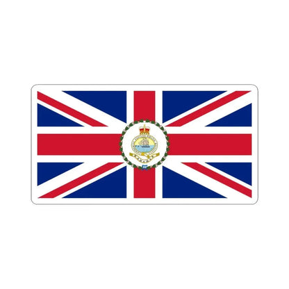 Flag of the Governor of the Bahamas 1869-1904 19531964 (Bahamas) STICKER Vinyl Kiss-Cut Decal 6 Inch White - The Sticker Space