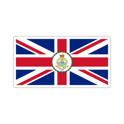 Flag of the Governor of the Bahamas (1869–1904 1953–1964) STICKER Vinyl Die-Cut Decal 4 Inch - The Sticker Space