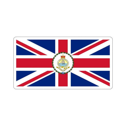 Flag of the Governor of the Bahamas (1869–1904 1953–1964) STICKER Vinyl Die-Cut Decal 5 Inch - The Sticker Space