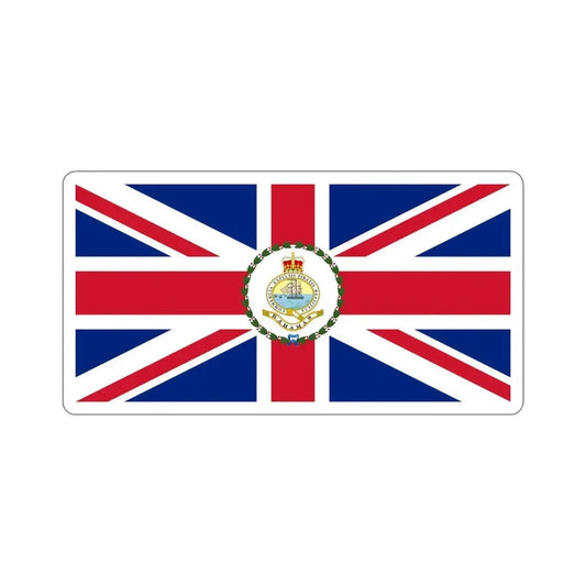 Flag of the Governor of the Bahamas (1869–1904 1953–1964) STICKER Vinyl Die-Cut Decal 6 Inch - The Sticker Space