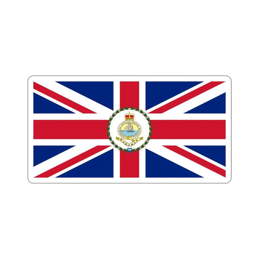 Flag of the Governor of the Bahamas (1869–1904 1953–1964) STICKER Vinyl Die-Cut Decal 6 Inch - The Sticker Space
