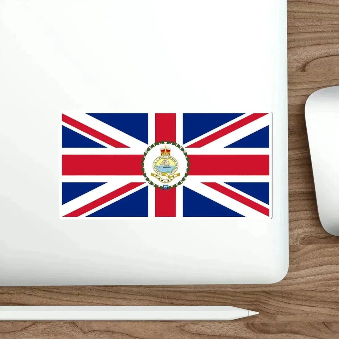 Flag of the Governor of the Bahamas (1869–1904 1953–1964) STICKER Vinyl Die-Cut Decal - The Sticker Space