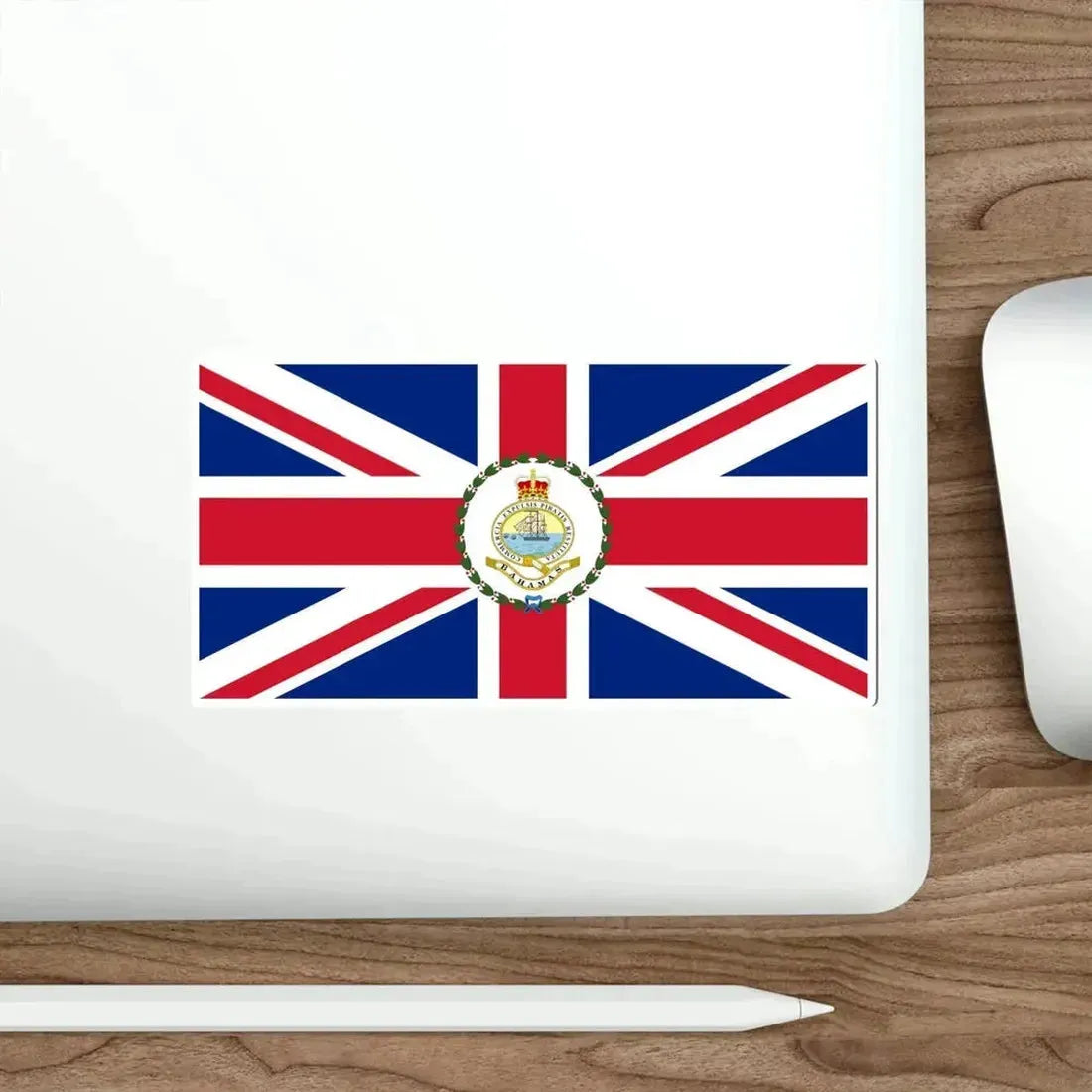 Flag of the Governor of the Bahamas (1869–1904 1953–1964) STICKER Vinyl Die-Cut Decal - The Sticker Space