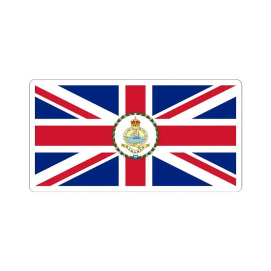 Flag of the Governor of the Bahamas 1904-1953 (Bahamas) STICKER Vinyl Kiss-Cut Decal 2 Inch White - The Sticker Space