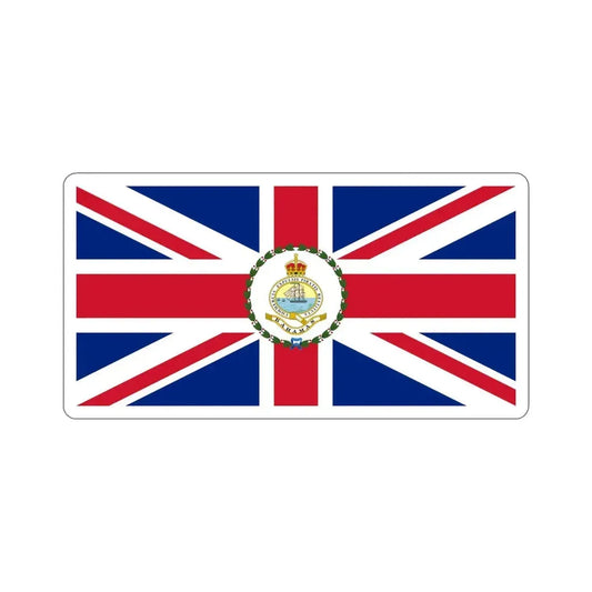 Flag of the Governor of the Bahamas (1904–1953) STICKER Vinyl Die-Cut Decal 6 Inch - The Sticker Space