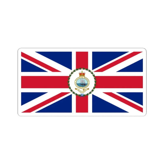 Flag of the Governor of the Bahamas 1964-1973 (Bahamas) STICKER Vinyl Kiss-Cut Decal 2 Inch White - The Sticker Space