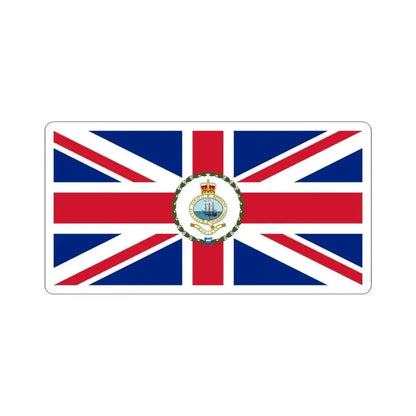 Flag of the Governor of the Bahamas 1964-1973 (Bahamas) STICKER Vinyl Kiss-Cut Decal 6 Inch White - The Sticker Space