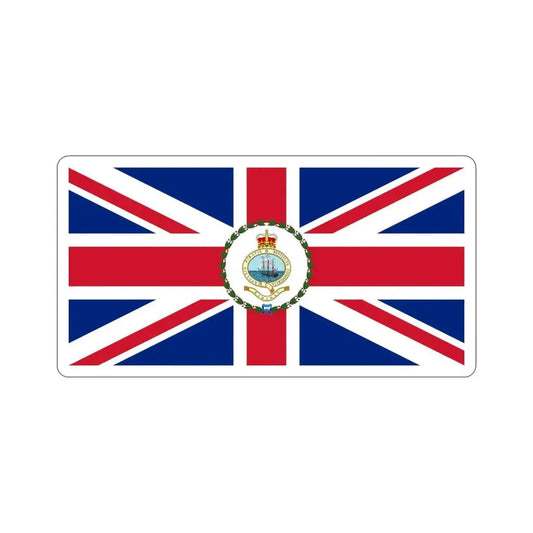 Flag of the Governor of the Bahamas (1964–1973) STICKER Vinyl Die-Cut Decal 6 Inch - The Sticker Space