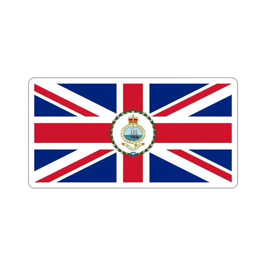 Flag of the Governor of the Bahamas (1964–1973) STICKER Vinyl Die-Cut Decal 6 Inch - The Sticker Space