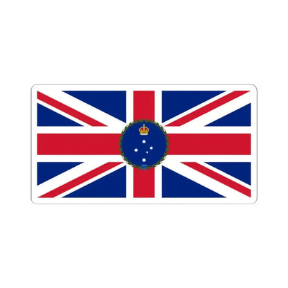 Flag of the Governor of Victoria 1903-1952 (Australia) STICKER Vinyl Kiss-Cut Decal 2 Inch White - The Sticker Space