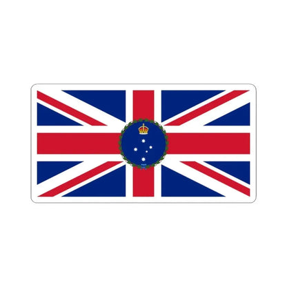 Flag of the Governor of Victoria 1903-1952 (Australia) STICKER Vinyl Kiss-Cut Decal 3 Inch White - The Sticker Space