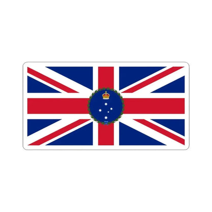 Flag of the Governor of Victoria 1903-1952 (Australia) STICKER Vinyl Kiss-Cut Decal 6 Inch White - The Sticker Space