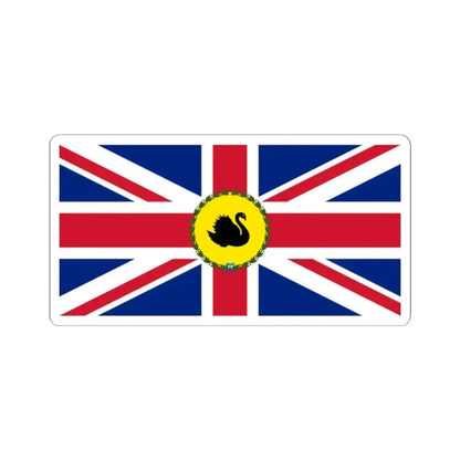 Flag of the Governor of Western Australia 1870-1953 (Australia) STICKER Vinyl Kiss-Cut Decal 2 Inch White - The Sticker Space