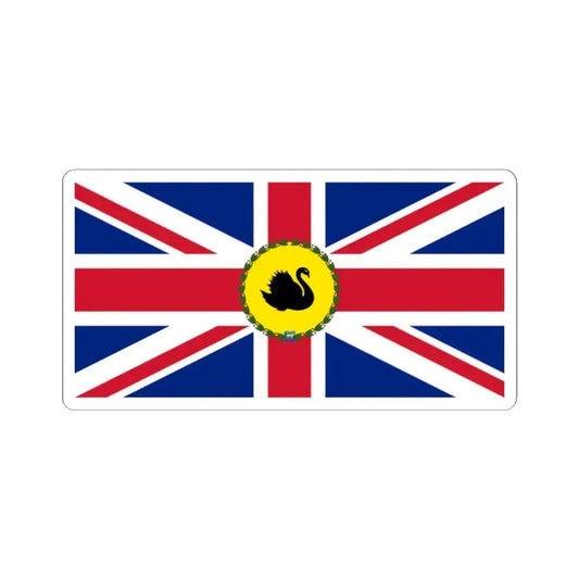 Flag of the Governor of Western Australia 1870-1953 (Australia) STICKER Vinyl Kiss-Cut Decal 2 Inch White - The Sticker Space