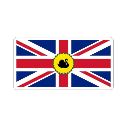Flag of the Governor of Western Australia 1870-1953 (Australia) STICKER Vinyl Kiss-Cut Decal 4 Inch White - The Sticker Space